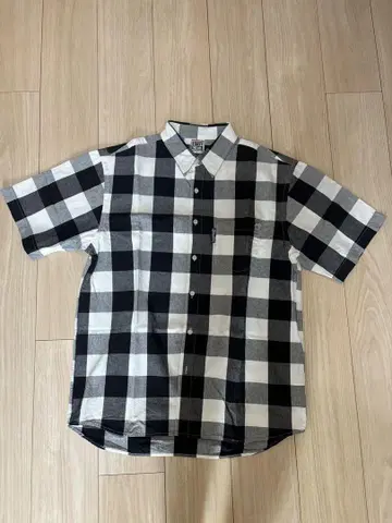 VISION STREET WEAR 반팔 셔츠 L 사이즈 체크 무늬