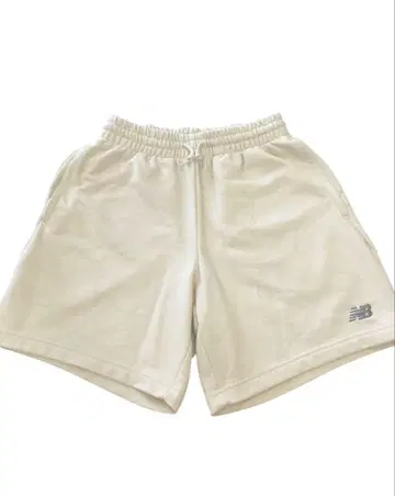 뉴발란스 NEW BALANCE 맨투맨 숏팬츠 화이트