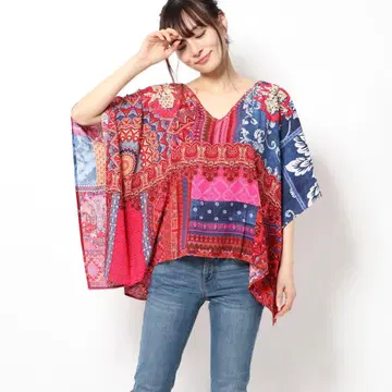 Desigual 데시구알 비스코스 블라우스