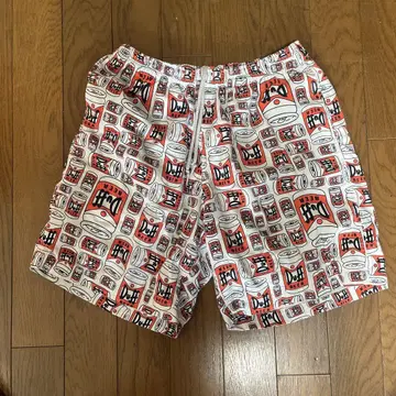 XLARGE 캔 맥주 프린트 숏 팬츠