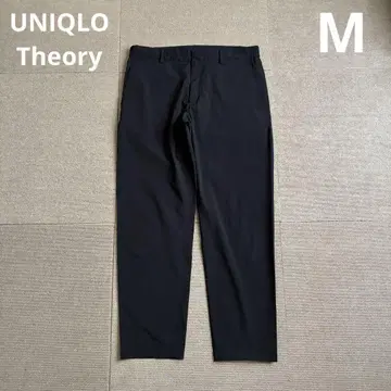 유니클로 theory 띠어리 콜라보 감동 이지 팬츠 블랙 M