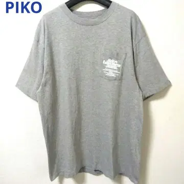 piko 그레이 오버 사이즈 티셔츠 심플 LL