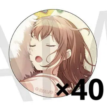 하나리 미노리 프로세카 프로젝트 세계 글리터 캔뱃지 37C 40점