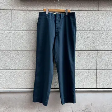 60s 70s USA제 네이비 슬랙스 팬츠 퍼러 vintage