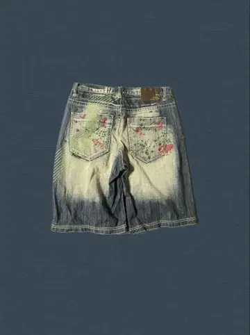 90s 아카데미쿠스 숏 데님 팬츠 w34