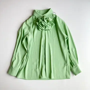 완판템 아메리 ROSE CORSAGE BLOUSE 로즈 코사지 블라우스