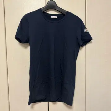 Moncler 네이비 반팔 티셔츠 NFC 태그 포함