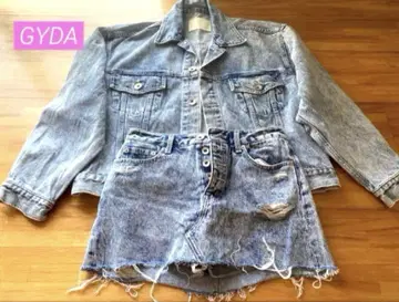 새상품급 GYDA 제이다 FitMeDenim 셋업 인디고