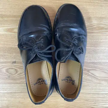 블랙 가죽 신발 레이스업