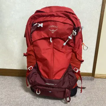 오스프리 STRATOS 24 레드 백팩