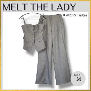 레어 MELT THE LADY 뷔스티에&팬츠 셋업 그레이