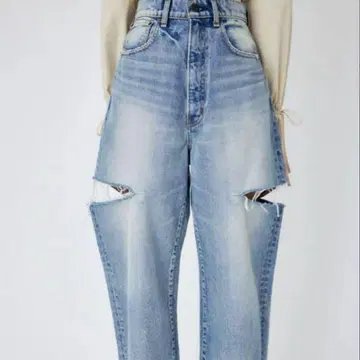 마우지 THIGH SLIT LOOSE STRAIGHT