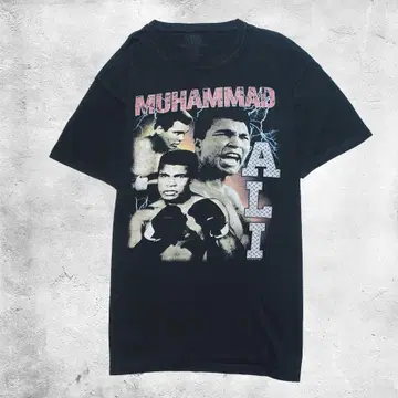 모하메드 알리 티셔츠 Muhammad Ali 복서 블랙 L 사이즈