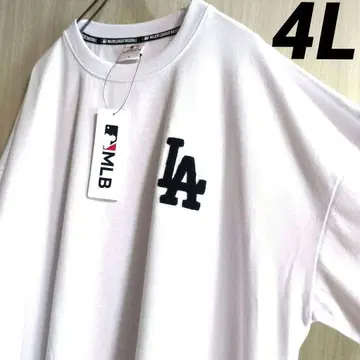MLB 오타니 쇼헤이 다저스 로고 자수 모코모코 티셔츠 반팔 4L