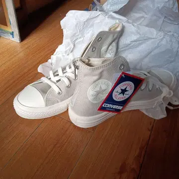 CONVERSE ALL STAR 그레이 지퍼 24 미사용 새상품