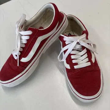 Vans 레드 스니커즈