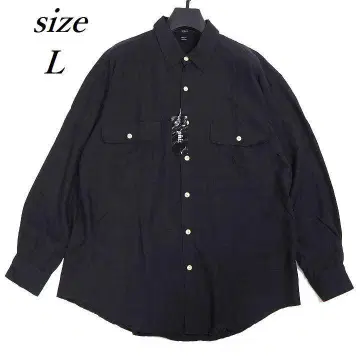 90s phiz 피즈 실크 셔츠 데드스탁 택 포함 블랙 L
