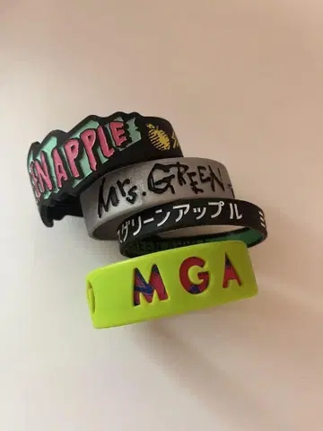 Mrs. GREENAPPLE 미세스 그린 애플 러버 밴드 라바반
