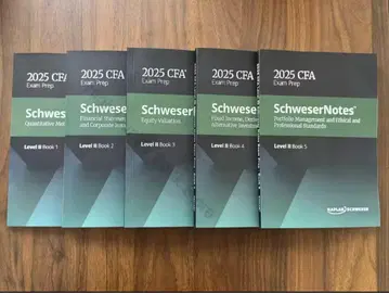 2025 CFA 시험 준비 5권 세트