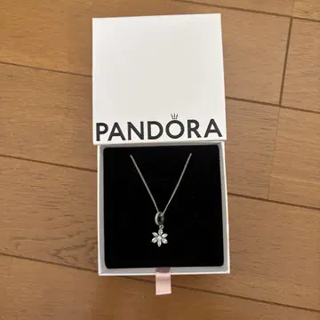 Pandora 눈송이 참 목걸이