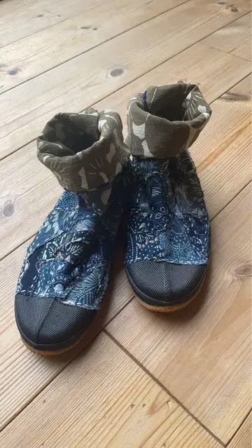 형 염색 다양한 패치워크 리메이크 신발