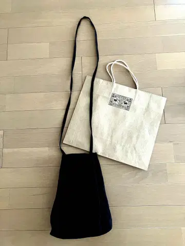 새상품급 나카가와 마사시치 상점 햇볕에 말린 린넨 복조리 백
