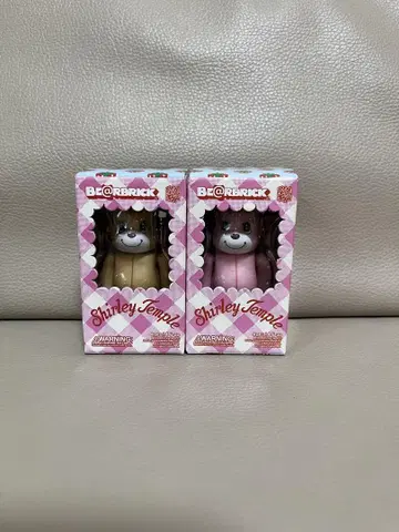 Shirley Temple Bearbrick 2개 세트