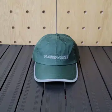 Places+Faces 그린 자수 캡