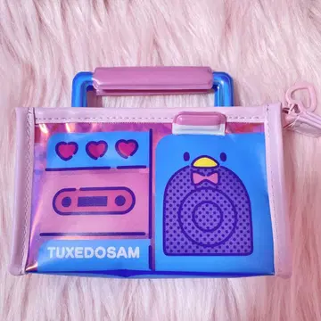 산리오 턱시도 샘 파우치 라디오 카세트 sanrio 레트로 팬시