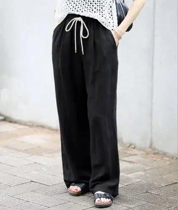 IENA 린넨 레이온 이지 팬츠