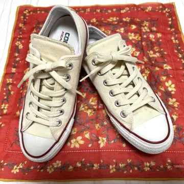 CONVERSE ALL STAR 로우 컷 스니커즈 크림