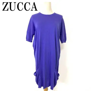 ZUCCA 주카 니트 원피스 퍼플 M B880