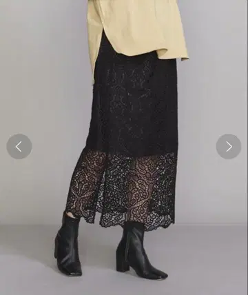 UNITED ARROWS 크로셰 레이스 스커트