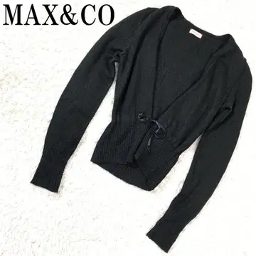 MAX&CO 맥스앤코 니트 가디건 블랙 S B893