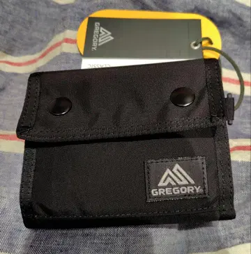 GREGORY 그레고리 SNAP WALLET 블랙 지갑