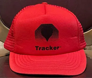 트래커 메쉬 캡 Tracker 로고 레드 빨간색
