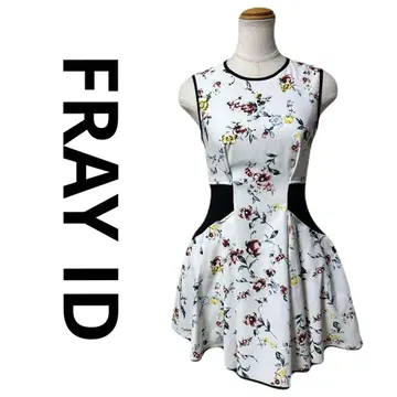 컨디션 최상 FRAY ID 프레이 아이디 플라워 프린트 슬리브리스 원피스