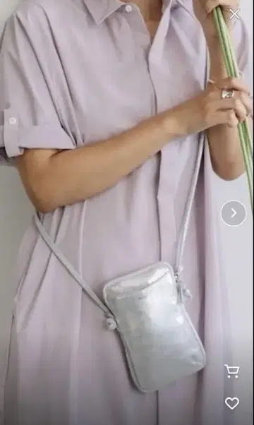 새상품급 BEAURE/뷰레 소가죽 양면 포켓 스마트폰 숄더 케이스