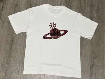 비비안 프린트 티셔츠 화이트 블랙 세트 M 사이즈