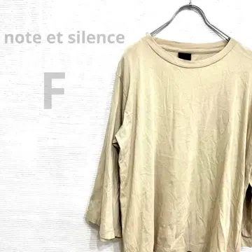 새상품급 note et silence 하이 천축 플레어 슬리브 풀오버