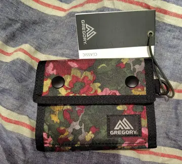 GREGORY 그레고리 SNAP WALLET TAP. 꽃무늬 지갑
