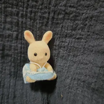 토끼 인형 스카이블루 드레스