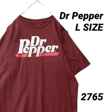 인기 Dr Pepper 닥터 페퍼 기업 로고 티셔츠 L 사이즈