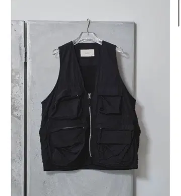 TODAYFUL Nylon Pocket Vest 블랙