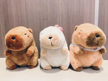 행복 하피바라짱 JB 봉제 인형 3종 세트
