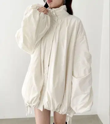 Heather 아우터 볼륨 개더 블루종