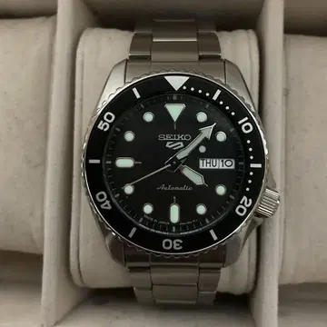 미사용품 SEIKO 세이코 5 자동 감기 다이버 워치