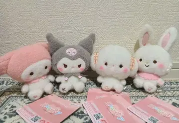 산리오 캐릭터즈 밀키 보아 마스코트 전 4종