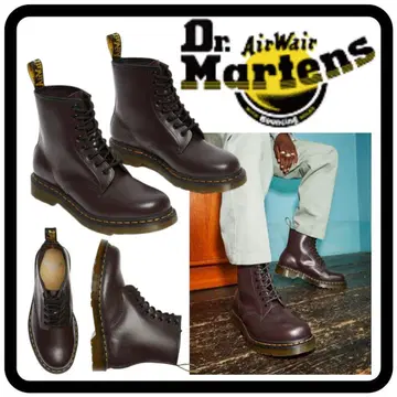 단종 색상! [Dr. Martens] 버건디 레이스업 부츠