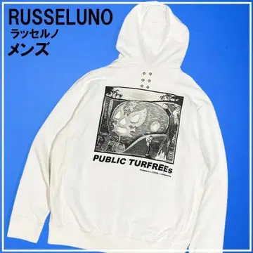 RUSSELUNO 러셀노 맨투맨 후드티 루차 화이트